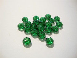 Swarovski kristallihelmi sammalenvihreä rondelli 4 x 6 mm (4 kpl/pss)
