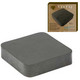 Kumialusta metalliselle tasoalasimelle 10 x 10 x 2,5 mm
