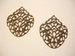 Vintaj Delicate Crest filigraani 33 x 28 mm