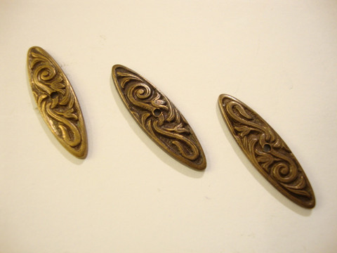 Vintaj Nouveau Swirls Creative Bar -salpa 26 x 8 mm