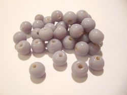 Opaakki lasihelmi lila / laventeli pyöreä n.6 mm (30 kpl/pss)