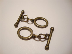 Salpalukko pronssi 12 x 17 mm (5 kpl/pss)