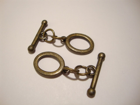 Salpalukko pronssi 12 x 17 mm (5 kpl/pss)