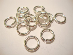 Välirengas 14 x 1,8 mm hopeoitu avattava (10 kpl/pss)