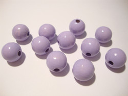 Rayher Puuhelmi vaalea lila 14 mm (18 kpl/pss)
