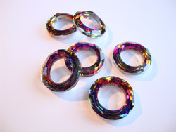 Swarovski kristalli Volcano Cosmic Ring 14 mm