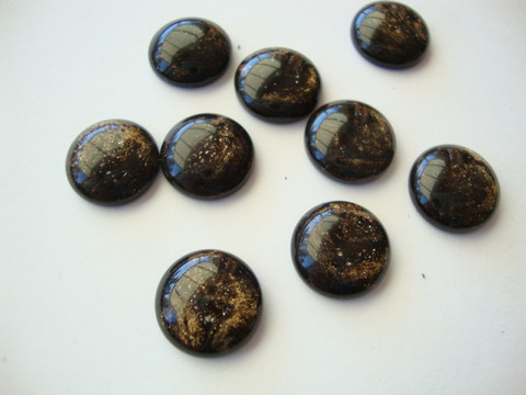 Polariskapussi tummanruskea Stardust 12 mm (2 kpl/pss)