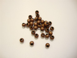 Metallihelmi pyöreä antiikkikuparinvärinen 3 mm ( 4 kpl/pss)