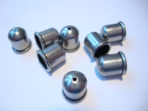 TierraCast nauhanpää Cupola tumma hopeoitu 11,8 x 11 mm (2 kpl/pss)