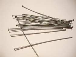 Korupiikki tumma metalli 50 x 0,7 mm tasapää (100 kpl/pss)