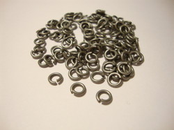 Välirengas 5 x 1mm antiikkihopea avattava (120 kpl/pss)