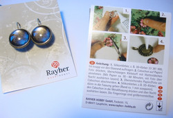 Rayher korvakoru pronssinvärinen/oksidoitu 17 mm + lasikapussi (1 pari/pakkaus)