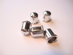 TierraCast nauhanpää Cupola hopeoitu 11,8 x 11 mm (2 kpl/pss)