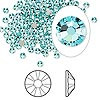 Swarovski strassi vaalea turkoosi tasapohja SS9 2,6 mm (20/pss)