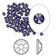 Swarovski strassi tumma violetti tasapohja SS9 2,6 mm (20/pss)