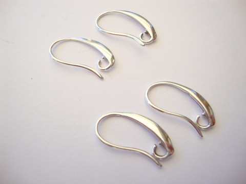 Korvakorukoukku antiikkihopeoitu 20 x 10 mm (2 kpl/pss)