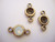 Korulinkki / riipus pronssi 23 x 13 mm SS39 n. 8 mm rivolille (2 kpl/pss)
