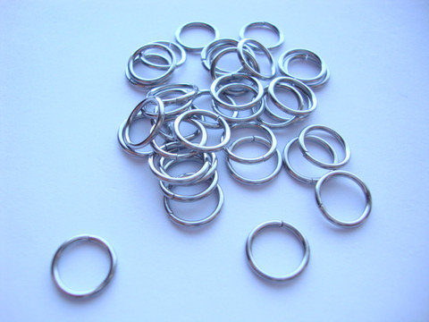 Välirengas 9 x 1 mm ruostumaton teräs avattava (18 gauge) 50 kpl/pss