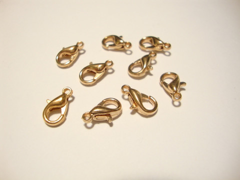 Rapulukko ruusukulta 10 mm (10 kpl/pss)