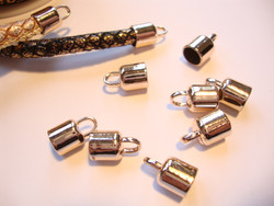 Nauhanpää ruusukulta 13 x 8 mm, sisähalkaisija n. 6,2 mm (4 kpl/pss)