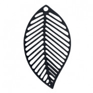 Riipus Bohemian Lehti musta 29 x 20 mm (2 kpl/pss)