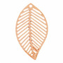 Riipus Bohemian Lehti ruusukulta 29 x 20 mm (2 kpl/pss)