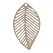 Riipus Bohemian Lehti Taupe 29 x 20 mm (2 kpl/pss)