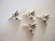 TierraCast riipus Kolibri (Hummingbird) hopeoitu 18 x 14 mm