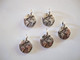 TierraCast riipus Maailma (Earth) hopeoitu 17 x 12 mm