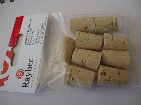 AA Rayher Korkkihelmi 22 x 16/13 mm (9 kpl/pss)