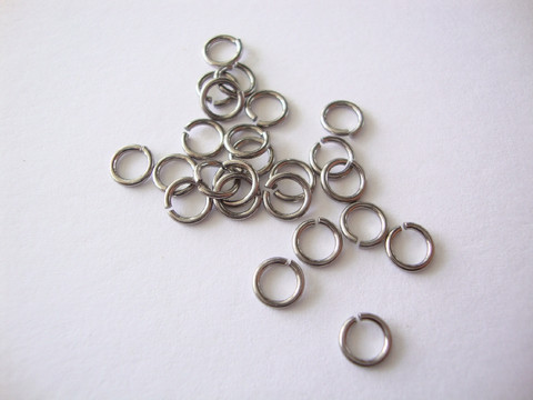 Niobium välirengas 5 x 0,81 mm tumma harmaa (2 kpl/pss)