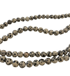Jaspis (Dalmatian Jasper) pyöreä 8 mm (20 kpl/pss)