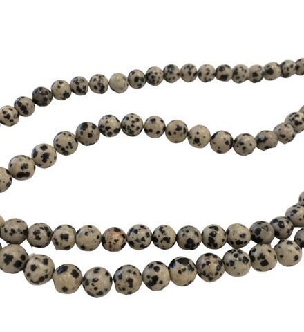Jaspis (Dalmatian Jasper) pyöreä 8 mm (20 kpl/pss)