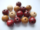 Rayher Puuhelmimix (puuhelmisekoitus) ruskea/luonnonsävyt 8 mm (82  kpl/pss)