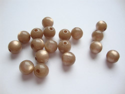 Polarishelmi taupe ruskea Super kiiltävä 8 mm (4 kpl/pss)