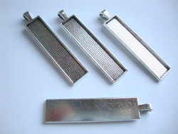 Riipus / kuvakehys antiikkihopeoitu 58 x 12 mm
