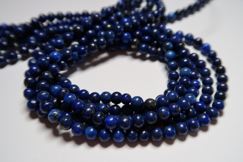 Lapis Lazuli sininen pyöreä 4 mm (40 kpl)