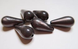 Polarishelmi musta Super kiiltävä pisara 20 x 10 mm (2 kpl/pss)