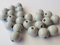 Rayher Puuhelmi harmaa 6 mm (115 kpl/pss)