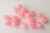 Polarishelmi Swarovskin strasseilla pinkki matta 10 mm (2 kpl/pss)