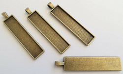 Riipus / kuvakehys pronssinvärinen 58 x 12 mm