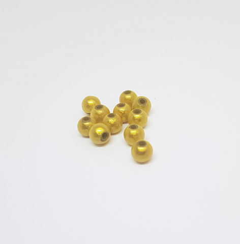 Akryylihelmi heijastava pyöreä 6mm keltainen 50kpl/pss