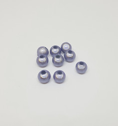 Akryylihelmi heijastava pyöreä 6mm vaalea lila 50kpl/pss