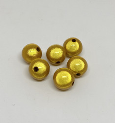 Akryylihelmi heijastava pyöreä 12mm keltainen 20kpl/pss