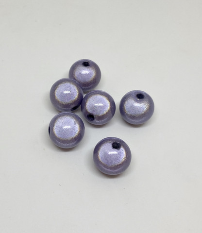 Akryylihelmi heijastava pyöreä 12mm vaalea lila 20kpl/pss