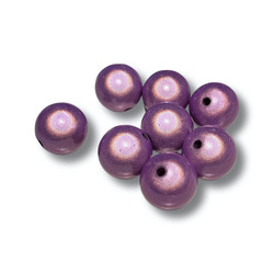Akryylihelmi heijastava pyöreä 16mm vaalea lila 8kpl/pss