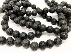 Laavakivi pyöreä 10 mm (20 kpl)