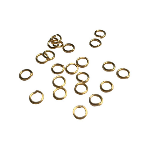 Välirengas kullattu 4 x 0,6 mm avattava (20kpl)