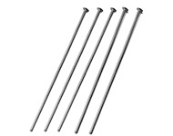 KK Korupiikki pitkä tumma harmaa gun metal 80mm x 0,8mm paksu, tasapää (25 kpl/pss)