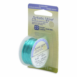 Beadalon Artistic Wire -kuparilanka turkoosi, seafoam green, paksuus 22 gauge = 0,64mm (7,3m)